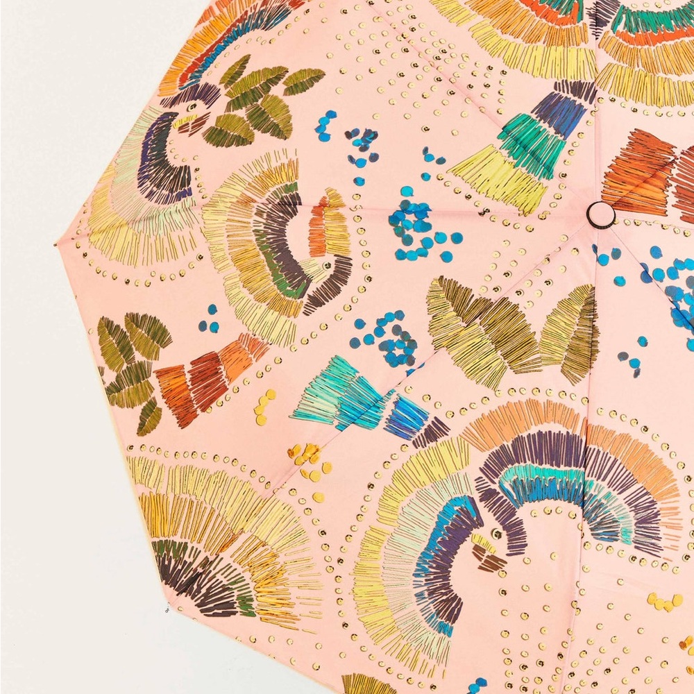NWT FARM Rio Colorful Bird Umbrella